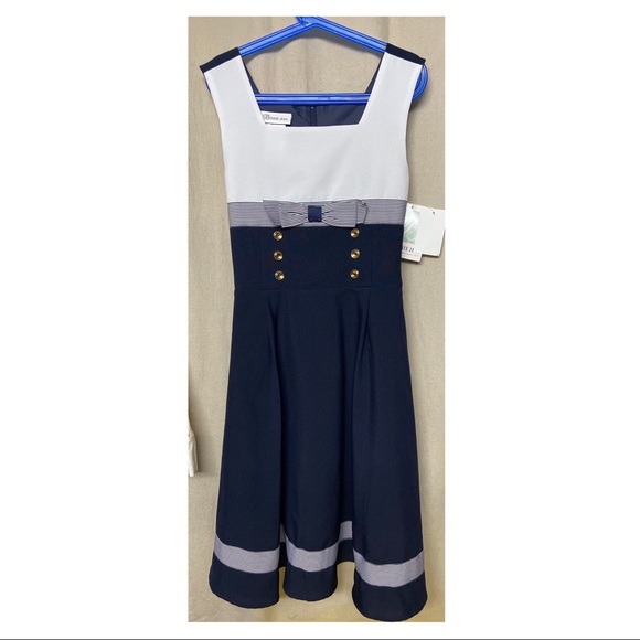 bonnie jean navy sailor dress